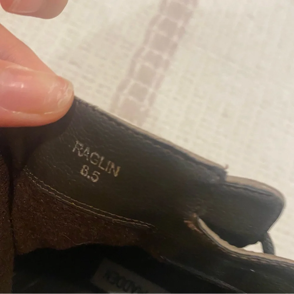 Steve Madden Raglin Heeled Leather Booties in Stone (Size 8.5) - Picture 5 of 10